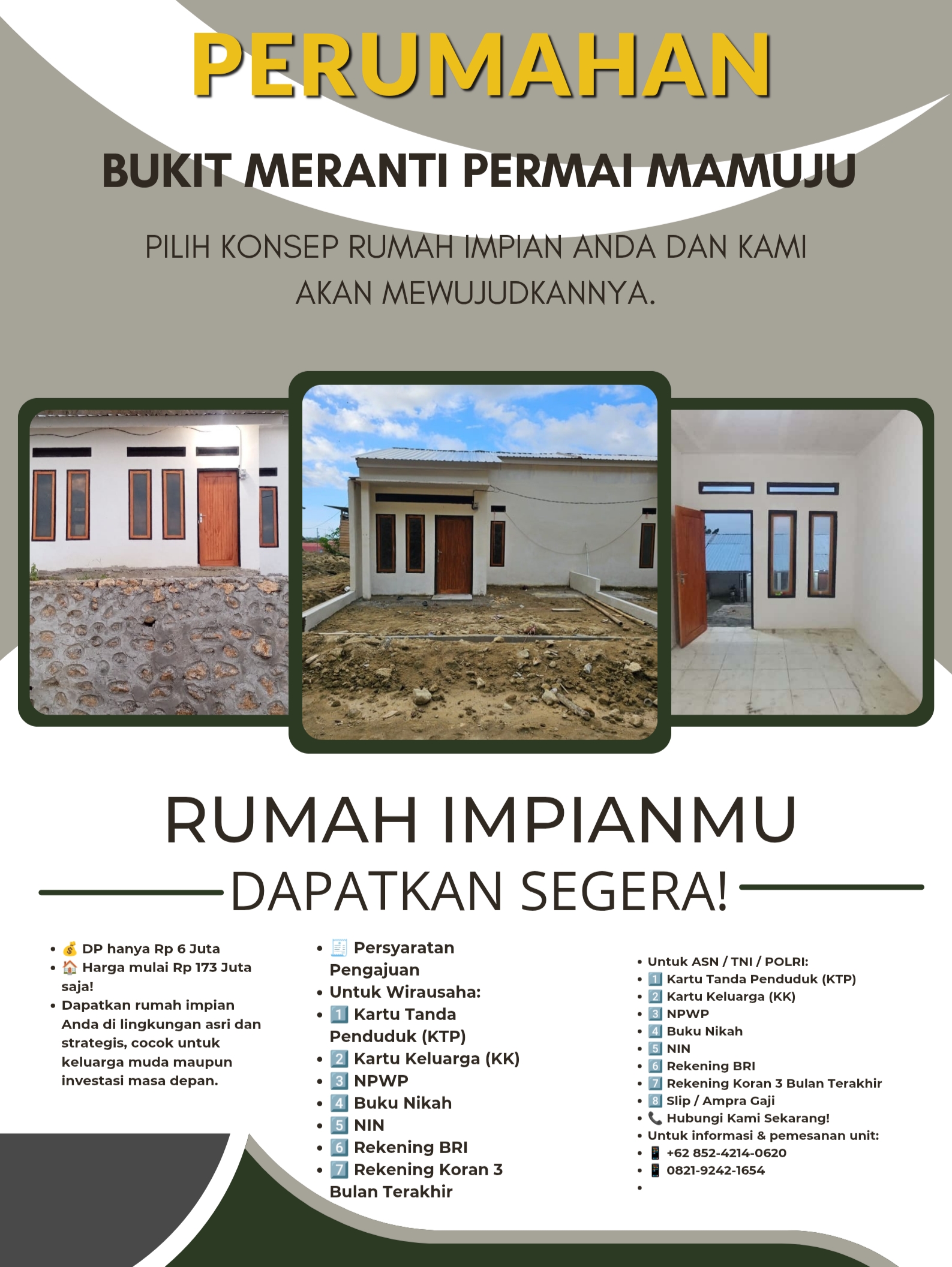 Brosur Perumahan Bukit Meranti Permai Mamuju